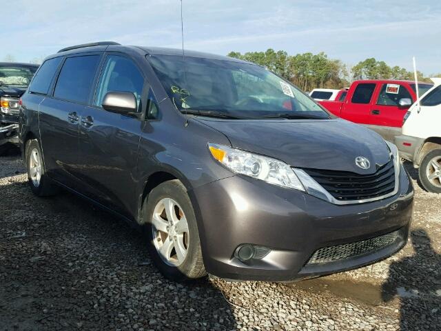 5TDKK3DC9ES441784 - 2014 TOYOTA SIENNA LE GRAY photo 1