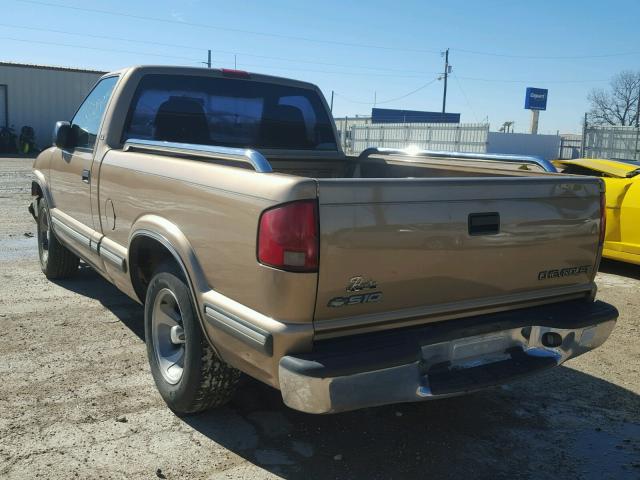 1GCCS1444W8247316 - 1998 CHEVROLET S TRUCK S1 GOLD photo 3