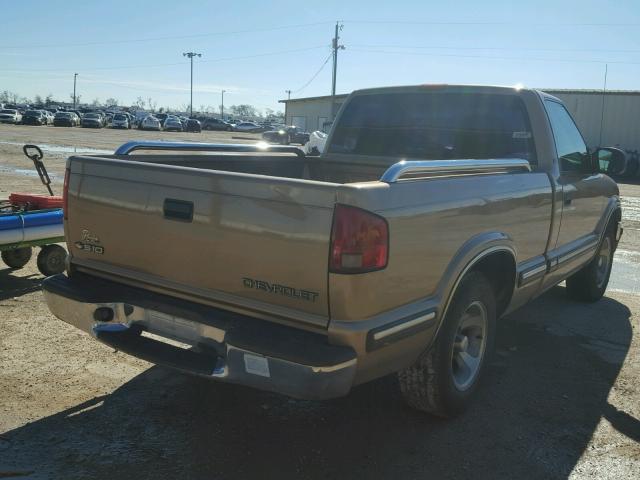 1GCCS1444W8247316 - 1998 CHEVROLET S TRUCK S1 GOLD photo 4