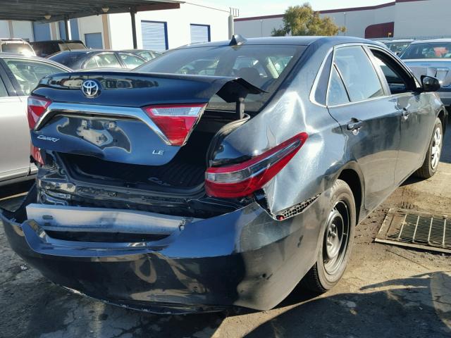 4T1BF1FK8GU230633 - 2016 TOYOTA CAMRY LE BLACK photo 4