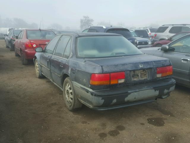 1HGCB7547PA033949 - 1993 HONDA ACCORD DX BLUE photo 3