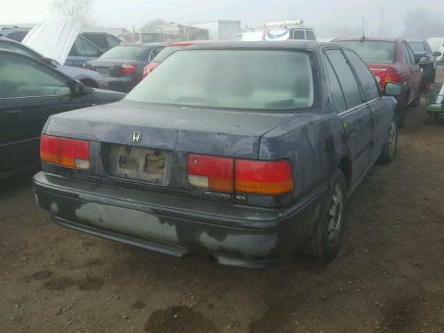 1HGCB7547PA033949 - 1993 HONDA ACCORD DX BLUE photo 4