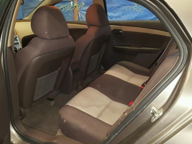 1G1ZC5E19BF185896 - 2011 CHEVROLET MALIBU 1LT თაფლისფერი ფოტო 6