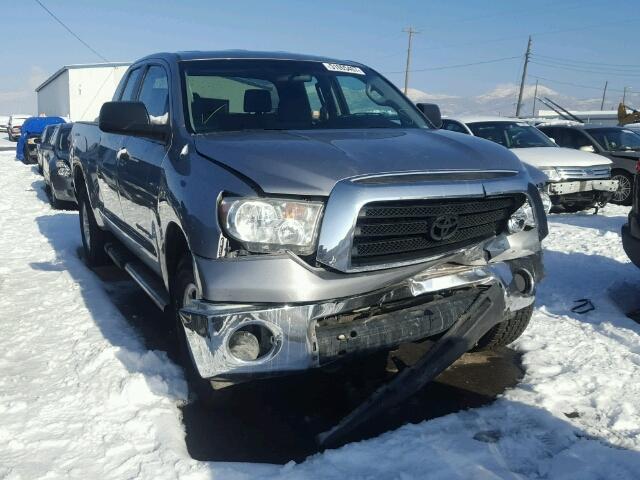 5TBBT54138S460948 - 2008 TOYOTA TUNDRA DOU SILVER photo 1