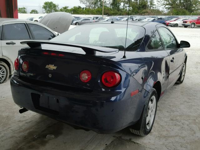 1G1AL18F087224195 - 2008 CHEVROLET COBALT LT BLUE photo 4