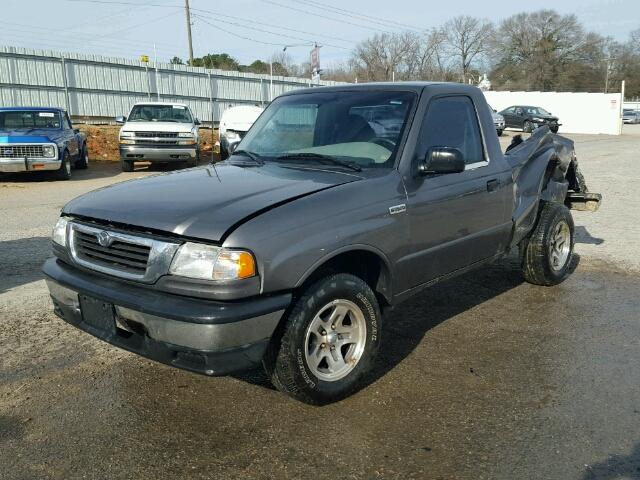 4F4YR12C6XTM48460 - 1999 MAZDA B2500 GRAY photo 2