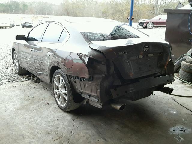 1N4AA5AP2DC810167 - 2013 NISSAN MAXIMA S GRAY photo 3