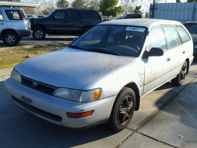 JT2AE09W1P0044170 - 1993 TOYOTA COROLLA BA SILVER photo 2