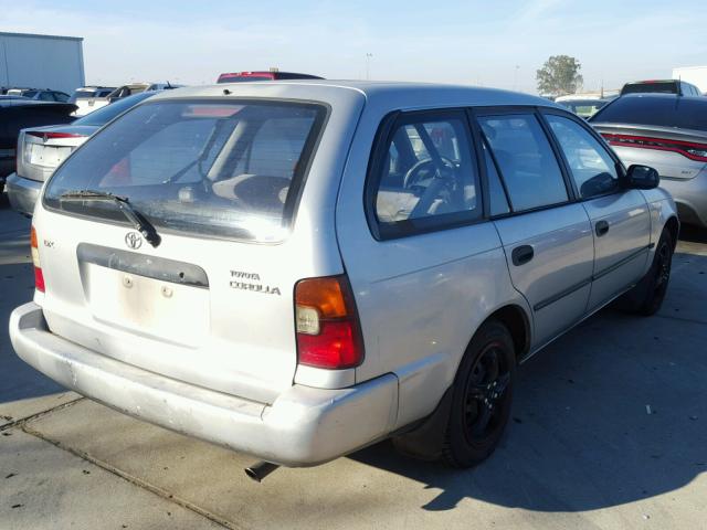 JT2AE09W1P0044170 - 1993 TOYOTA COROLLA BA SILVER photo 4