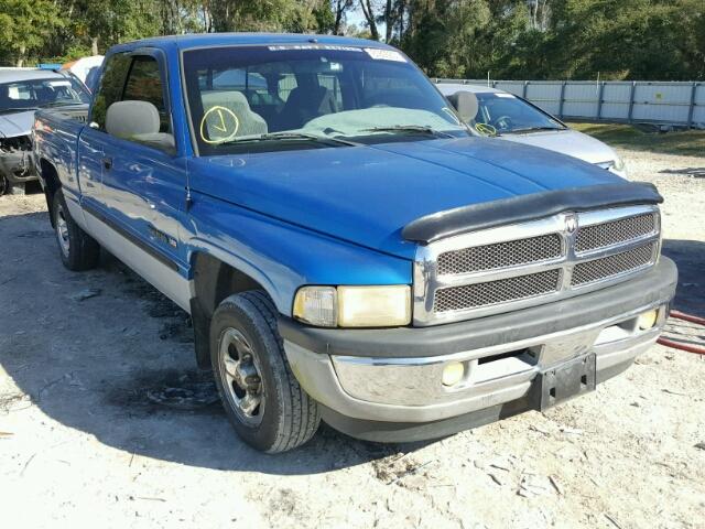 3B7HC12Z21G186682 - 2001 DODGE RAM 1500 BLUE photo 1