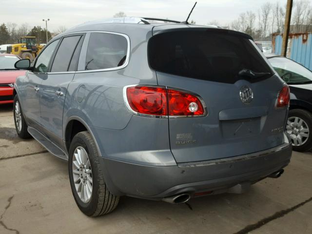 5GAEV23728J102967 - 2008 BUICK ENCLAVE CX BLUE photo 3