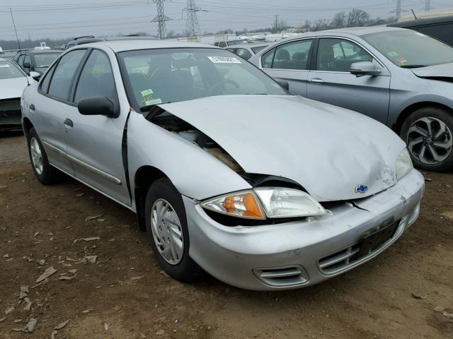 1G1JC524827410993 - 2002 CHEVROLET CAVALIER B SILVER photo 1