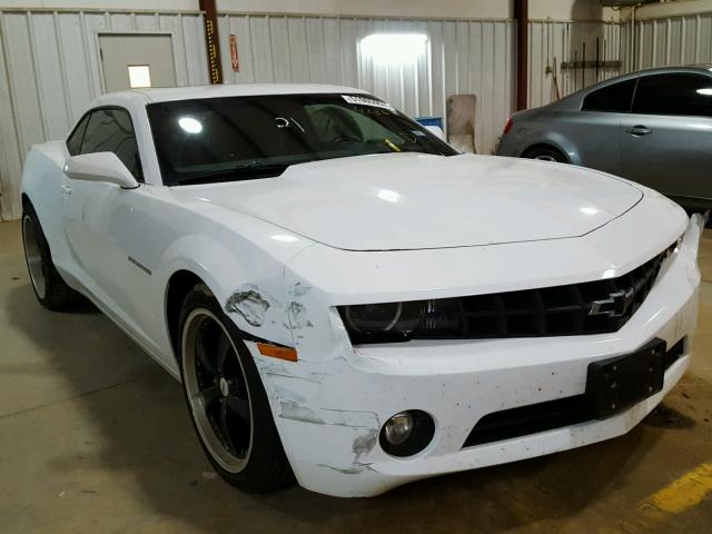 2G1FC1E31D9204286 - 2013 CHEVROLET CAMARO LT WHITE photo 1