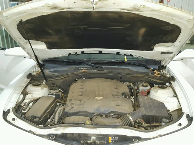 2G1FC1E31D9204286 - 2013 CHEVROLET CAMARO LT WHITE photo 7