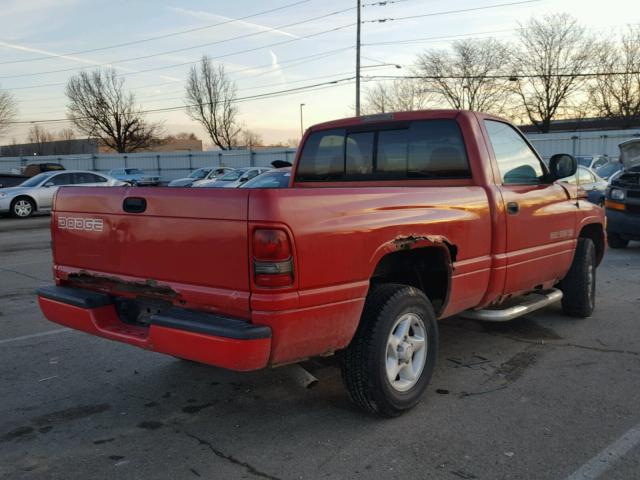 1B7HC16Y6YS501276 - 2000 DODGE RAM 1500 RED photo 4