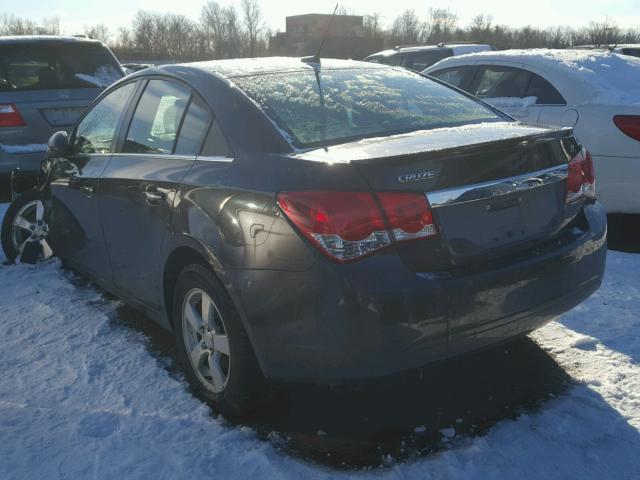 1G1PC5SB8D7292939 - 2013 CHEVROLET CRUZE LT GRAY photo 3