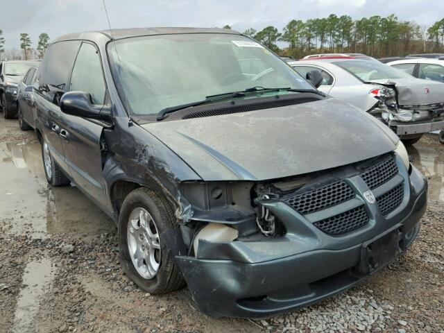 1D4GP45R74B534344 - 2004 DODGE CARAVAN SX GRAY photo 1