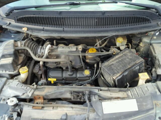 1D4GP45R74B534344 - 2004 DODGE CARAVAN SX GRAY photo 7