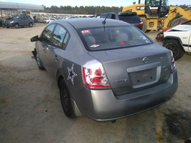 3N1AB61EX7L673387 - 2007 NISSAN SENTRA 2.0 GRAY photo 3