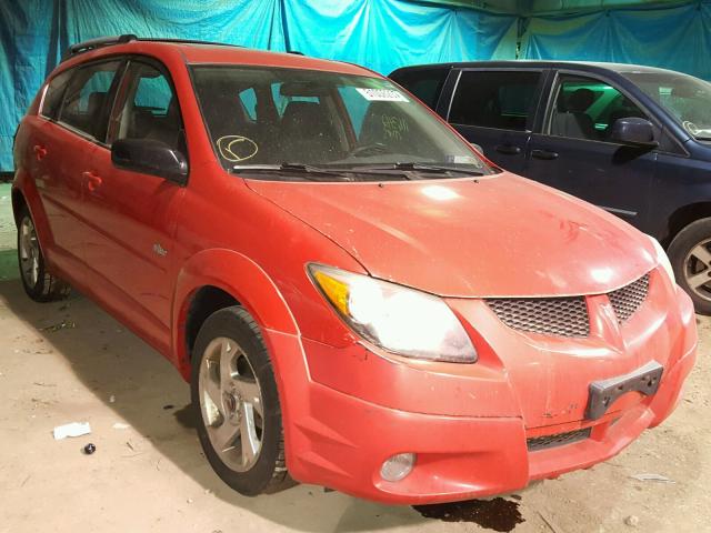 5Y2SL62884Z405515 - 2004 PONTIAC VIBE RED photo 1