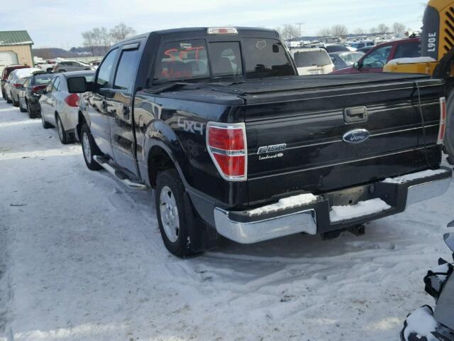 1FTPW14V09FA90723 - 2009 FORD F150 SUPER BLACK photo 3