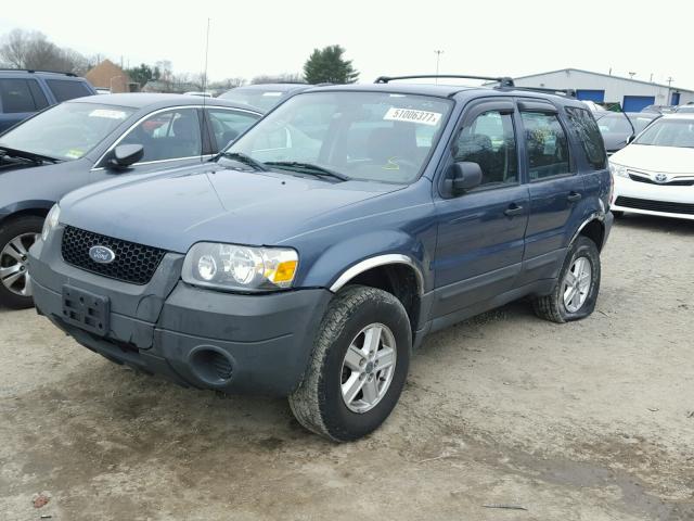 1FMYU02Z45KC06464 - 2005 FORD ESCAPE XLS BLUE photo 2