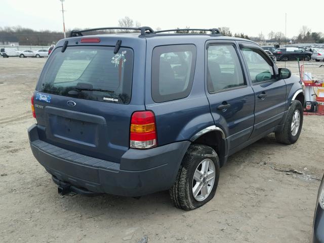 1FMYU02Z45KC06464 - 2005 FORD ESCAPE XLS BLUE photo 4