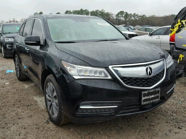 5FRYD4H65GB033951 - 2016 ACURA MDX TECHNO BLACK photo 1