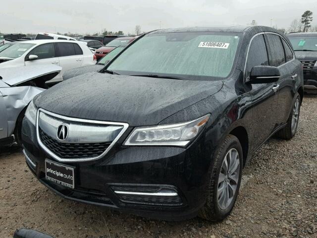 5FRYD4H65GB033951 - 2016 ACURA MDX TECHNO BLACK photo 2