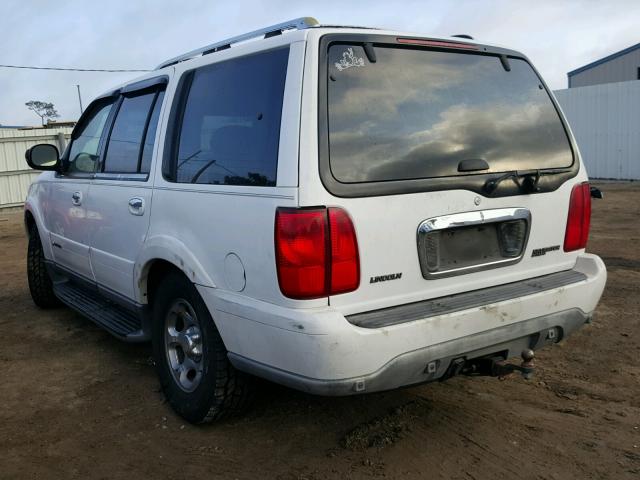 5LMEU27RX1LJ19788 - 2001 LINCOLN NAVIGATOR WHITE photo 3