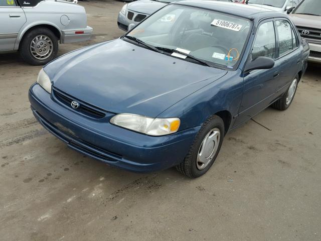 1NXBR12E5XZ235067 - 1999 TOYOTA COROLLA VE BLUE photo 2