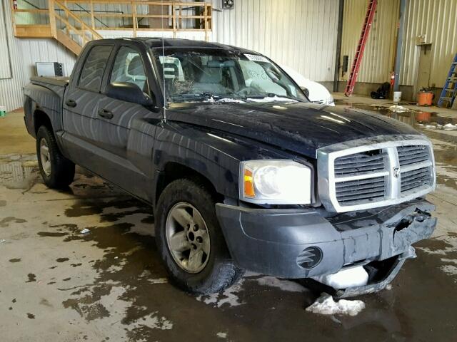 1D7HW28N46S515986 - 2006 DODGE DAKOTA QUA BLUE photo 1