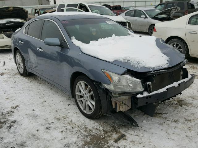 1N4AA5APXAC815306 - 2010 NISSAN MAXIMA S BLUE photo 1