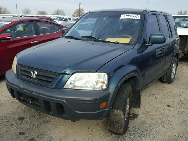 JHLRD1861WC081773 - 1998 HONDA CR-V EX GREEN photo 2