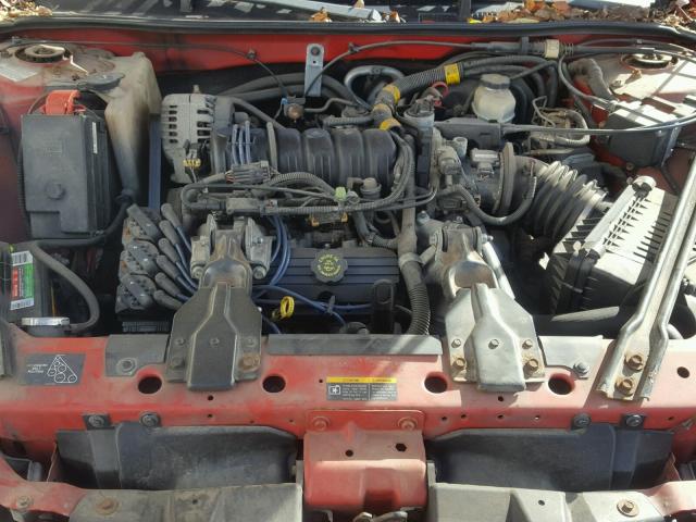 1G2WP12K72F101387 - 2002 PONTIAC GRAND PRIX წითელი ფოტო 7