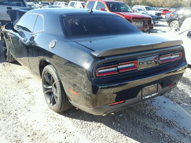 2C3CDZBT6HH554751 - 2017 DODGE CHALLENGER BLACK photo 3