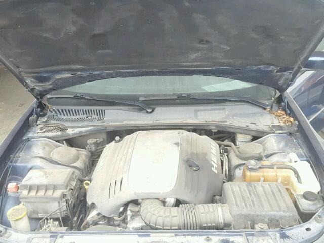 2D4GV57226H124900 - 2006 DODGE MAGNUM R/T BLUE photo 7