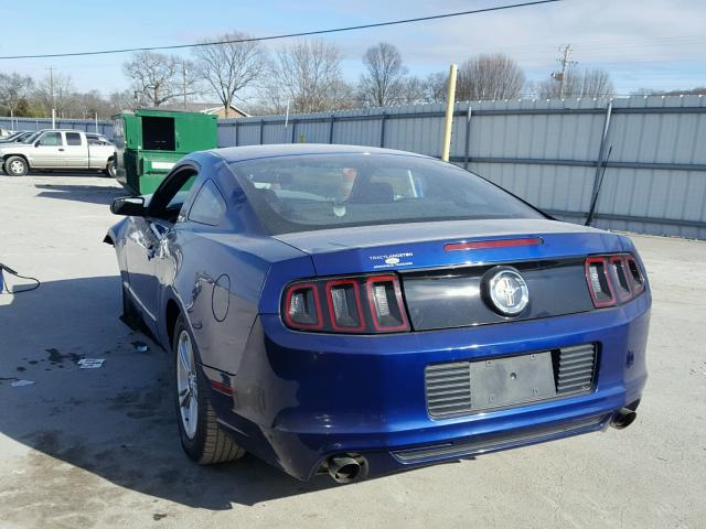 1ZVBP8AM3E5303740 - 2014 FORD MUSTANG PURPLE photo 3