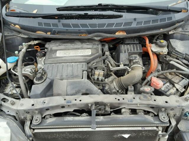 JHMFA36208S006302 - 2008 HONDA CIVIC HYBR GRAY photo 7