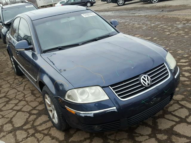 WVWPD63B14E215818 - 2004 VOLKSWAGEN PASSAT GLS BLUE photo 1