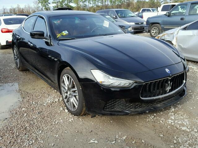 ZAM57XSA0G1179463 - 2016 MASERATI GHIBLI BLACK photo 1