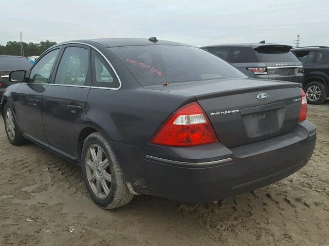 1FAHP25177G114239 - 2007 FORD FIVE HUNDR BLACK photo 3