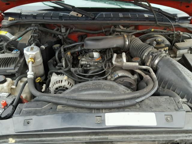 1GKCS18W8XK516583 - 1999 GMC JIMMY RED photo 7