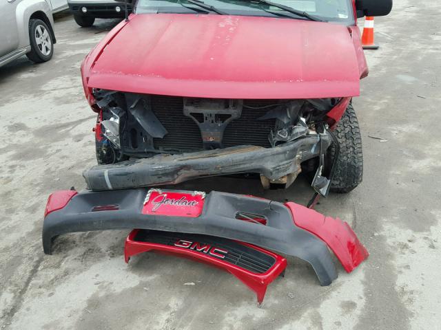 1GKCS18W8XK516583 - 1999 GMC JIMMY RED photo 9