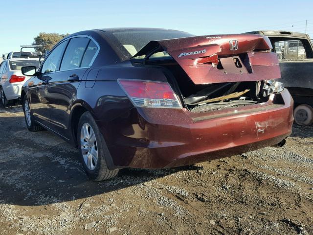 JHMCP26418C054897 - 2008 HONDA ACCORD LXP MAROON photo 3