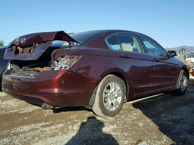 JHMCP26418C054897 - 2008 HONDA ACCORD LXP MAROON photo 4