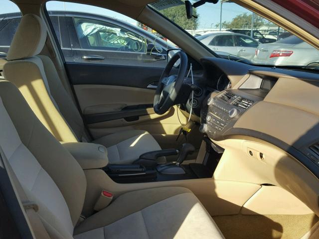 JHMCP26418C054897 - 2008 HONDA ACCORD LXP MAROON photo 5