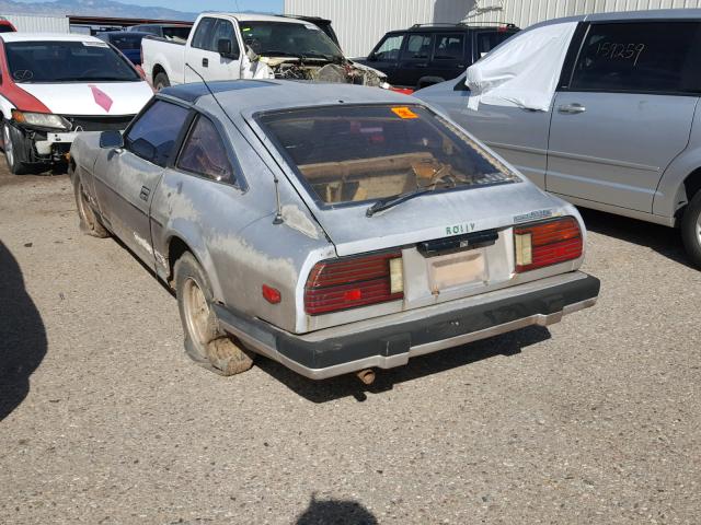 JN1HZ06S6DX500357 - 1983 DATSUN 280ZX 2+2 GRAY photo 3