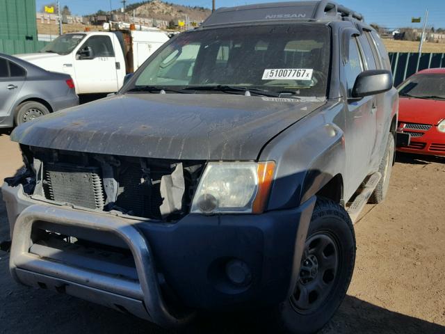 5N1AN08W36C558202 - 2006 NISSAN XTERRA OFF GRAY photo 2