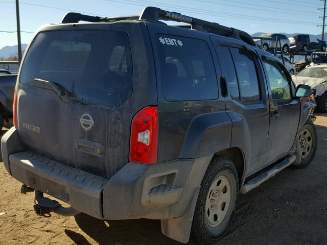 5N1AN08W36C558202 - 2006 NISSAN XTERRA OFF GRAY photo 4